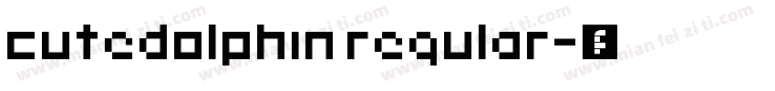 cutedolphin regular字体转换